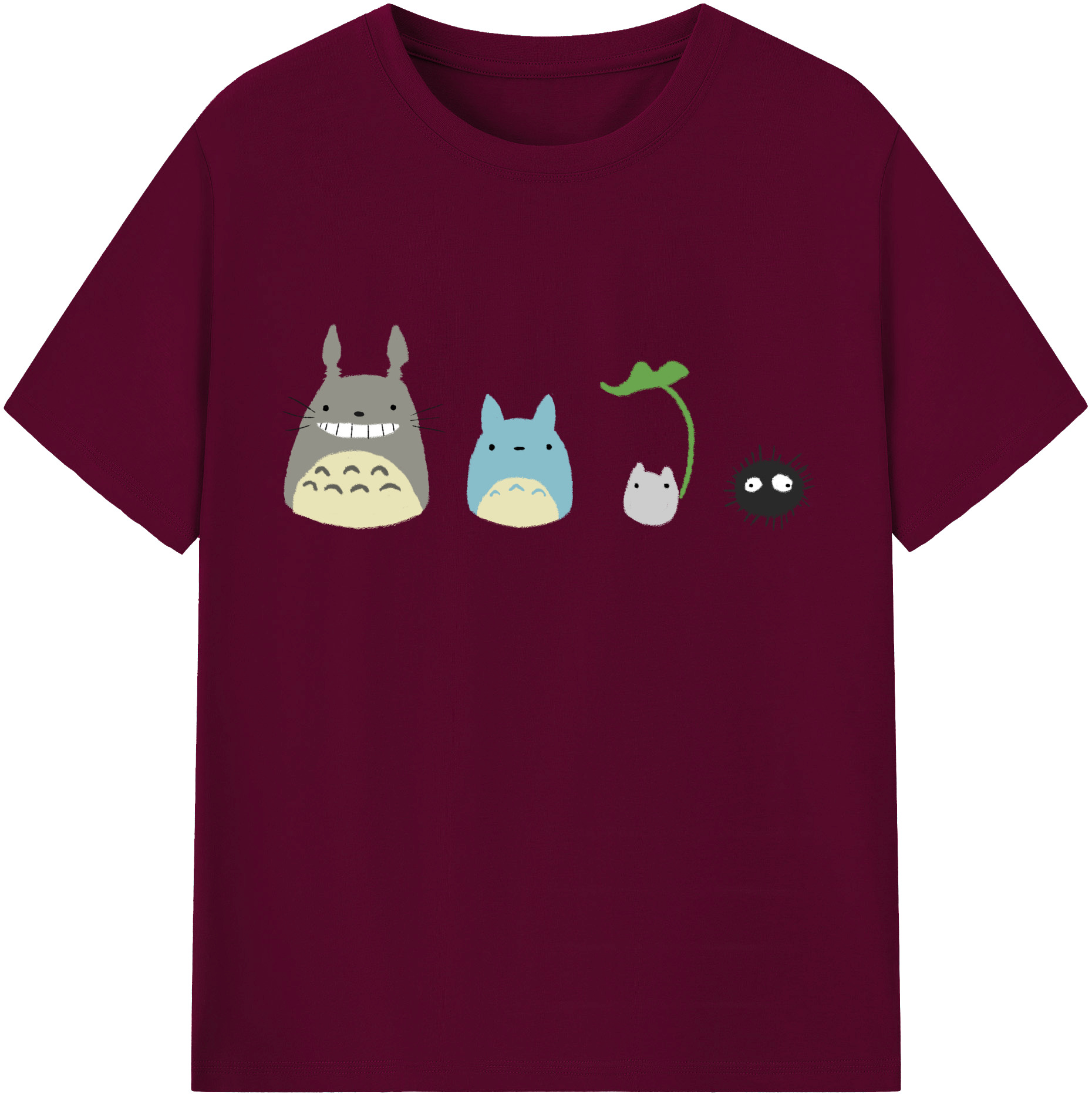 （画像用） となりのトトロ 草壁メイ 草壁サツキ My Neighbor Totoro Satsuki Kusakabe Mei Kusakabe レディースカジュアルプリントTシャツ（綿100％）